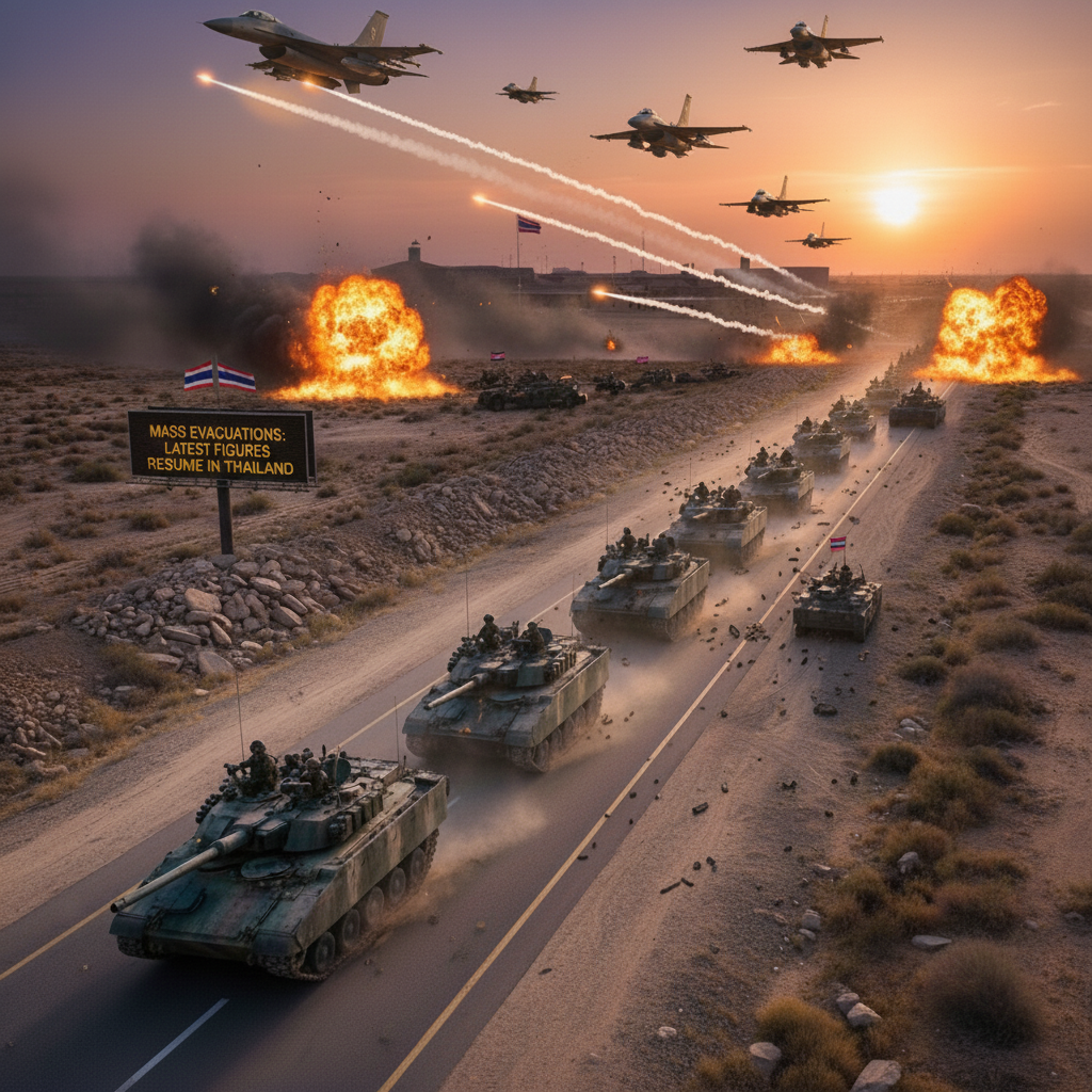 bombing f16 cambodge thailand