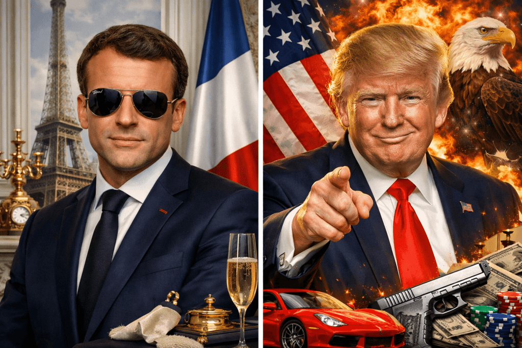 macron communication politique trump