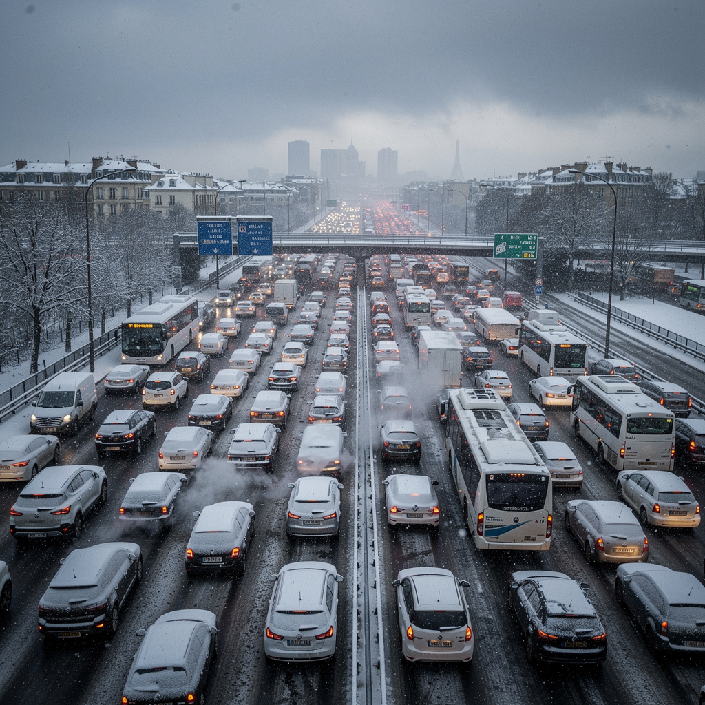 Neige en Île-de-France : pourquoi tout s’est bloqué