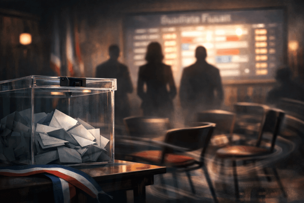 GPT image20260311183428 Venez et voyez Élections municipales 2026 résultats candidats et enjeux du 1er tour