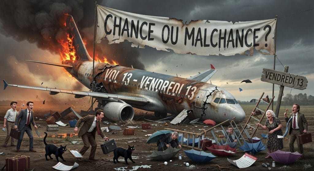 Grok imagine20260313124214 Venez et voyez La superstition du vendredi 13 est lune des plus répandues en Occident mêlant croyances religieuses mythes historiques et coïncidences culturelles