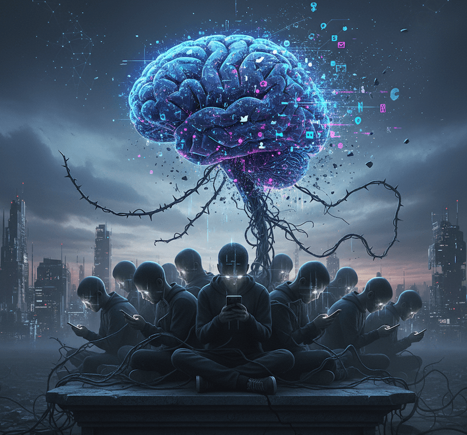 algorytm 2 Venez et voyez #RéseauxSociaux
#SantéMentale
#Dépression
#Addiction
#BienĂtre