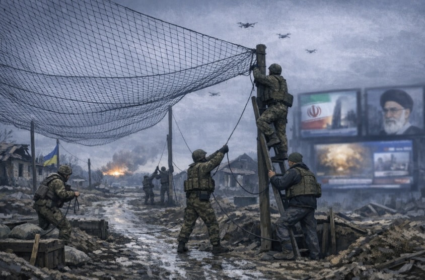 Screenshot Venez et voyez ukraine izium drone resistance