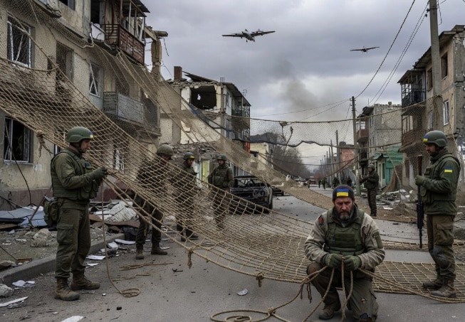 Screenshot Venez et voyez ukraine izium drone resistance