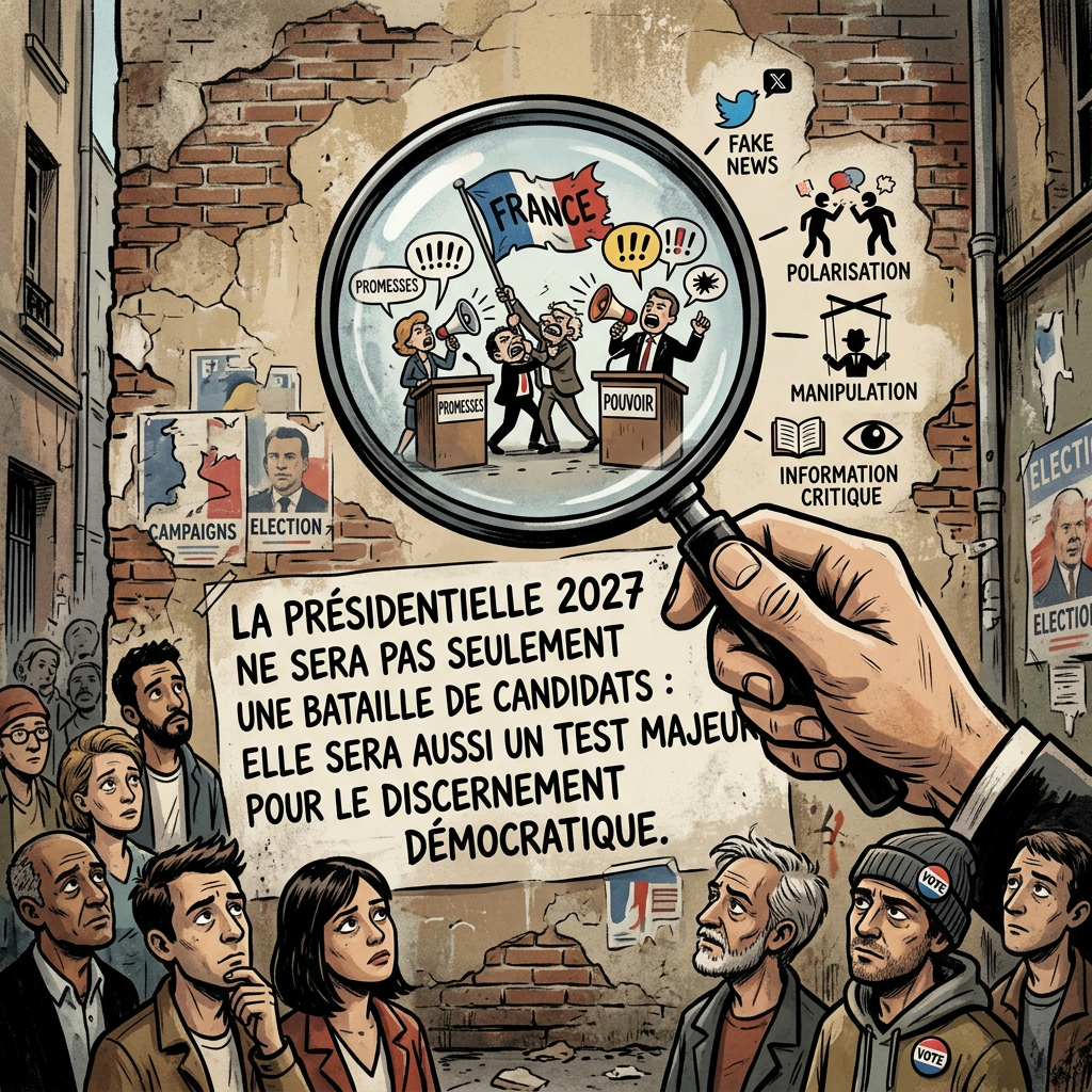 La présidentielle 2027 ne sera pas seulement une bataille de candidats  elle sera aussi un test majeur pour le discernement démocratique