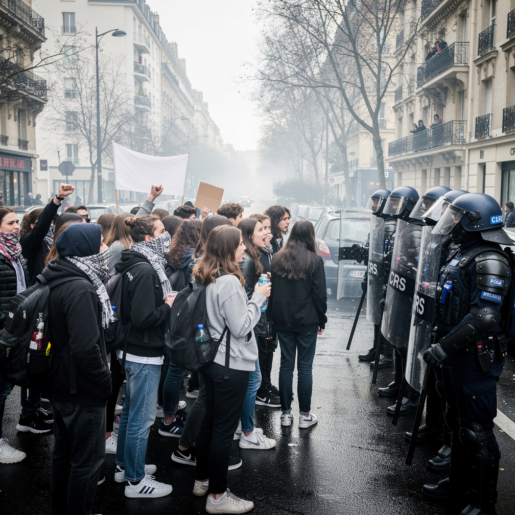 un mouvement de lycéens devient rapidement politique